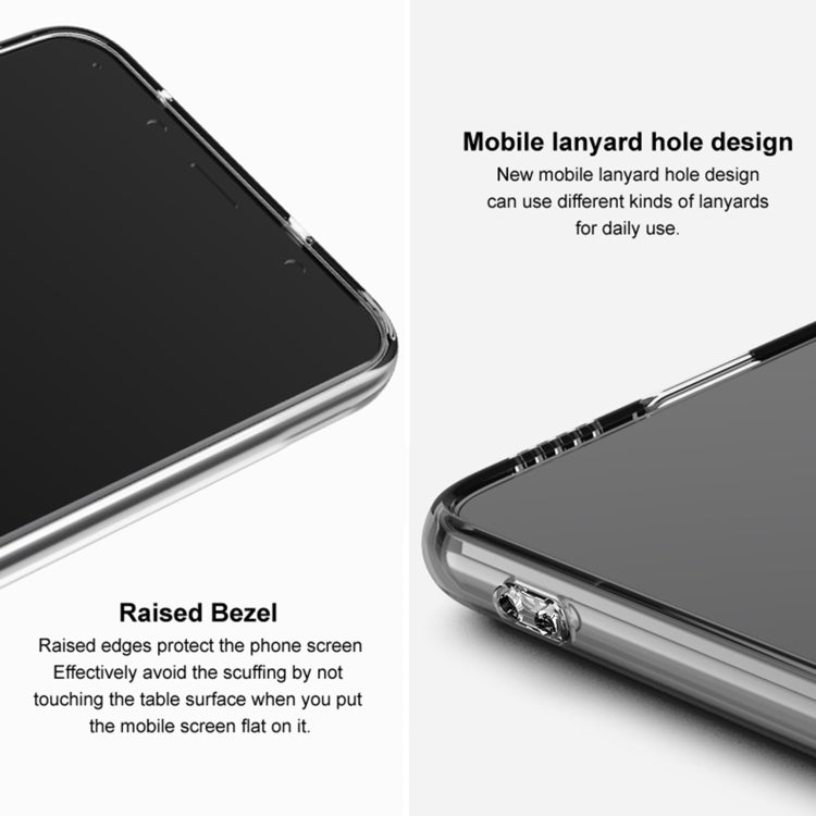 For Xiaomi Redmi 12C 4G IMAK UX-5 Series Transparent Shockproof TPU Phone Case