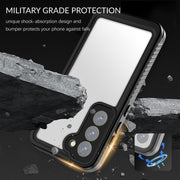 For Samsung Galaxy S23+ 5G RedPepper 360 Full Body Life Water-resistant Phone Case(Black)