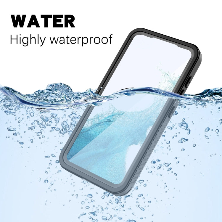 For Samsung Galaxy S23+ 5G RedPepper 360 Full Body Life Water-resistant Phone Case(Black)