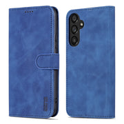 For Samsung Galaxy A34 5G AZNS Skin Feel Calf Texture Flip Leather Phone Case(Blue)