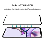 For Motorola Moto G13 Full Glue Full Cover Screen Protector Tempered Glass Film