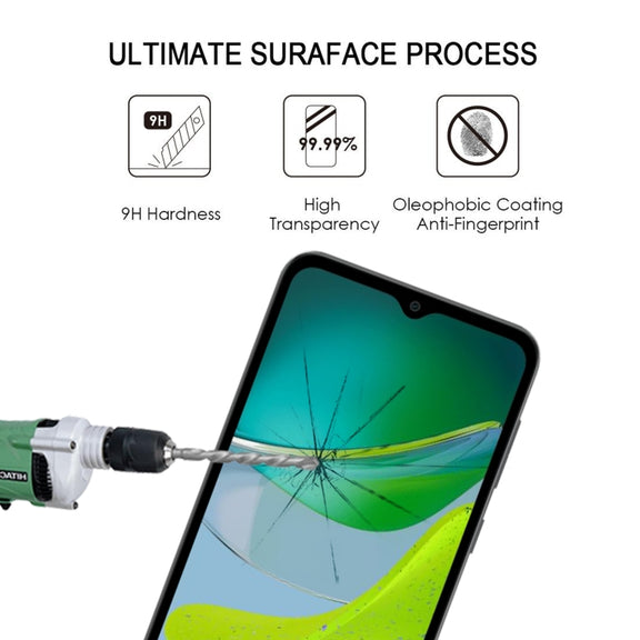 For Motorola Moto E13 Full Glue Full Cover Screen Protector Tempered Glass Film