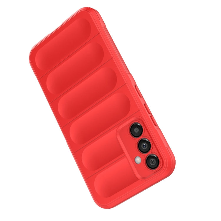 For Samsung Galaxy A34 5G Magic Shield TPU + Flannel Phone Case(Black)