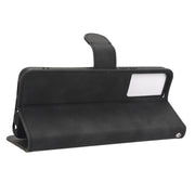 For TCL 40SE Skin Feel Magnetic Flip Leather Phone Case(Black)