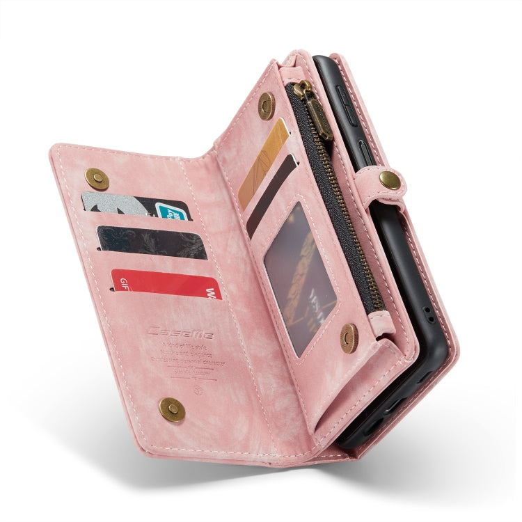 For Samsung Galaxy A14 5G CaseMe 008 Detachable Multifunctional Leather Phone Case(Pink)