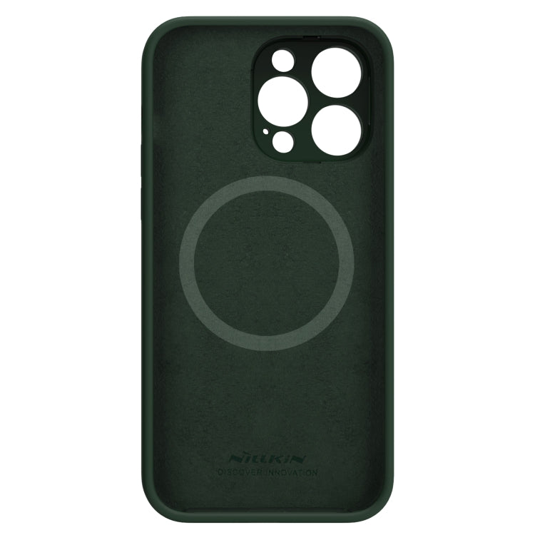 For iPhone 14 Pro NILLKIN Runwing Magsafe Magnetic Phone Case(Green)