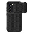 For Samsung Galaxy S23 5G NILLKIN Synthetic Fiber Camshield Phone Case(Black) - free shipping - PMC TechLife - Order now!