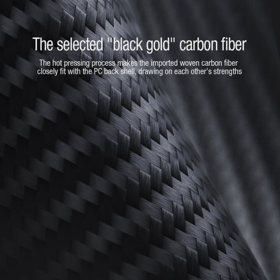 For Samsung Galaxy S23 5G NILLKIN Synthetic Fiber Camshield Phone Case(Black)
