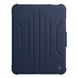 For iPad 2025 / 2022 NILLKIN Bumper Snapsafe Multifunctional Leather Tablet Case with Pen Slot(Blue) - free shipping - PMC TechLife - Order now!