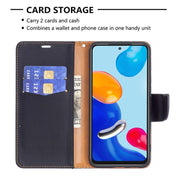 For Xiaomi Redmi Note 12S 4G / Note 11 Litchi Texture Pure Color Leather Phone Case(Black)