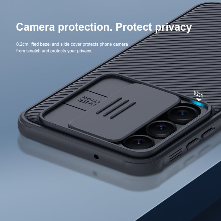 For Samsung Galaxy S23+ 5G NILLKIN Black Mirror Pro Series Camshield Phone Case(Green)