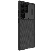 For Samsung Galaxy S23 Ultra 5G NILLKIN Black Mirror Pro Series Camshield Phone Case(Black)