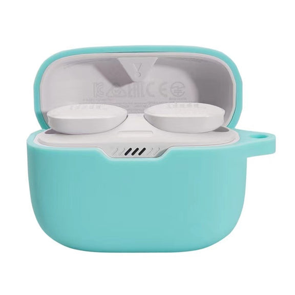 For JBL T230NC TWS Wireless Earphone Silicone Protective Case(Mint Green)