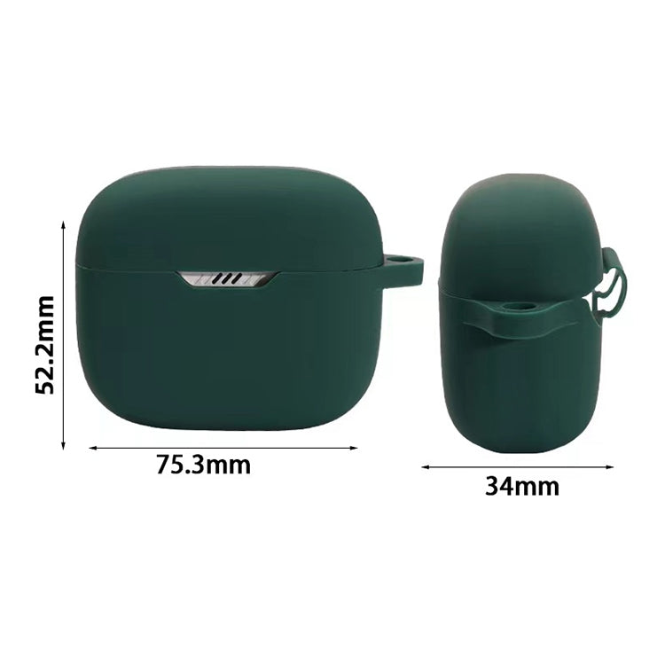 For JBL T230NC TWS Wireless Earphone Silicone Protective Case(Matcha Green)