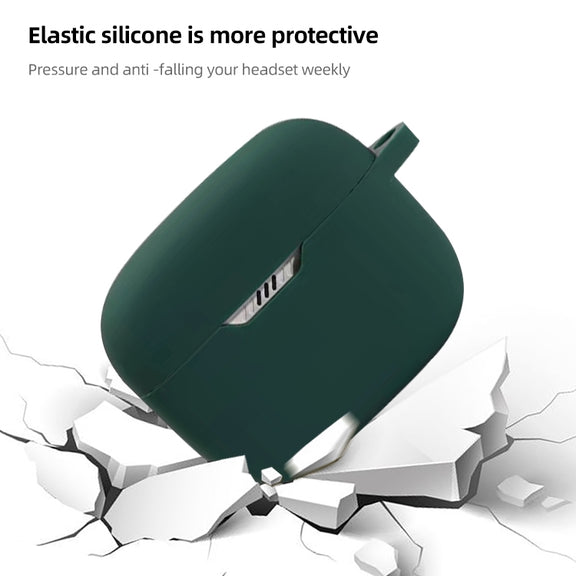 For JBL T230NC TWS Wireless Earphone Silicone Protective Case(Mint Green)