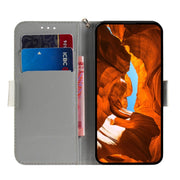 For Samsung Galaxy A54 5G 3D Colored Pattern Flip Leather Phone Case(Cute Cat)