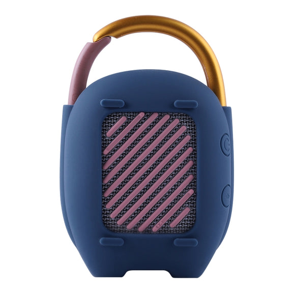 For JBL Clip 4 Wireless Bluetooth Speaker Silicone Protective Case(Blue)