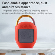 For JBL Clip 4 Wireless Bluetooth Speaker Silicone Protective Case(Grey)