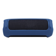 For JBL Flip 6 Bluetooth Speaker Portable Silicone Case with Shoulder Strap(Blue)