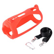 For JBL Pulse 5 Colorful Light Effect Bluetooth Speaker Silicone Case with Shoulder Strap(Red) - Protective Case by PMC TechLife | Online Shopping South Africa | PMC TechLife