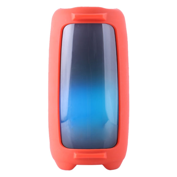 For JBL Pulse 5 Colorful Light Effect Bluetooth Speaker Silicone Case with Shoulder Strap(Red)