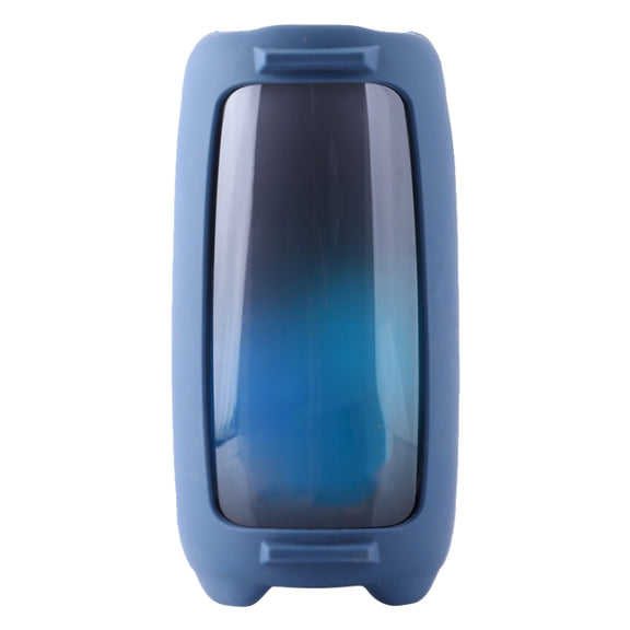 For JBL Pulse 5 Colorful Light Effect Bluetooth Speaker Silicone Case with Shoulder Strap(Blue)