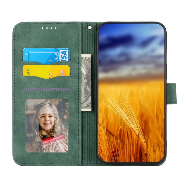 For Xiaomi 12 / 12X Dierfeng Dream Line TPU + PU Leather Phone Case(Green)