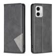 For Motorola Moto G73 5G Prismatic Invisible Magnetic Leather Phone Case(Black) - free shipping - PMC TechLife - Order now!