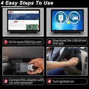 Vgate Vlinker FS ELM327 USB OBD2 Car Diagnostic Tool