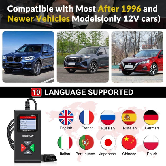 KINGBOLEN YA100 OBD2 Car Engine Fault Diagnosis Tool