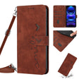 For Xiaomi Redmi Note 12 Pro Speed / Poco X5 Pro 5G Skin Feel Heart Pattern Leather Phone Case with Lanyard(Brown) - free shipping - PMC TechLife - Order now!