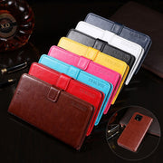 For Google Pixel 4 idewei Crazy Horse Texture Horizontal Flip Leather Case with Holder & Card Slots & Wallet(Black)