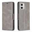For Motorola Moto G73 5G Lambskin Texture Leather Phone Case(Grey) - free shipping - PMC TechLife - Order now!