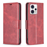 For Motorola Moto G13 4G/G23 4G/G53 5G Lambskin Texture Leather Phone Case(Red)