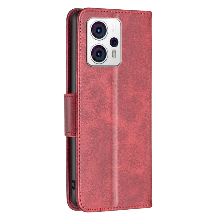 For Motorola Moto G13 4G/G23 4G/G53 5G Lambskin Texture Leather Phone Case(Red)