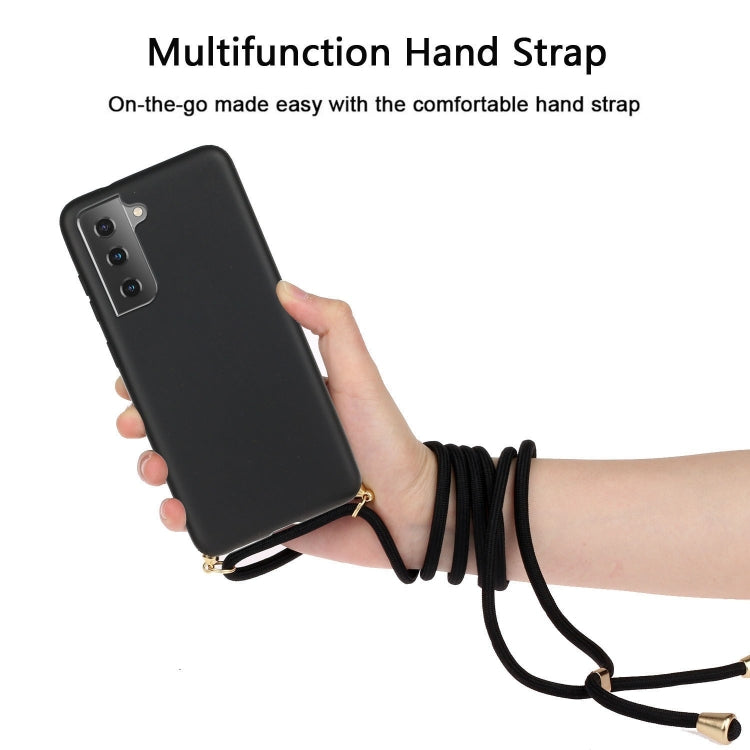For Samsung Galaxy A14 5G Wheat Straw Material + TPU Phone Case with Lanyard(Black)