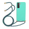 For Samsung Galaxy A54 5G Wheat Straw Material + TPU Phone Case with Lanyard(Green) - free shipping - PMC TechLife - Order now!