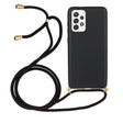 For Samsung Galaxy A23 Wheat Straw Material + TPU Phone Case with Lanyard(Black) - free shipping - PMC TechLife - Order now!