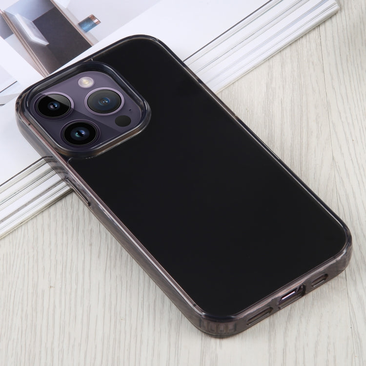 For iPhone 14 Pro Max GEBEI Acrylic Phone Case(Transparent Black)