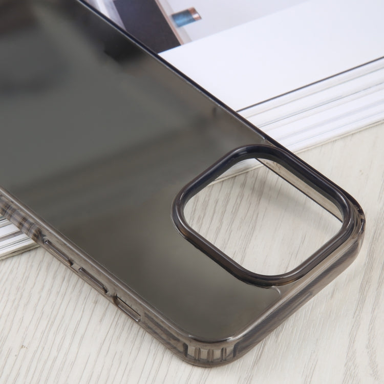 For iPhone 14 Pro Max GEBEI Acrylic Phone Case(Transparent Black)