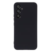 For Samsung Galaxy A34 5G Pure Color Liquid Silicone Shockproof Phone Case(Black)