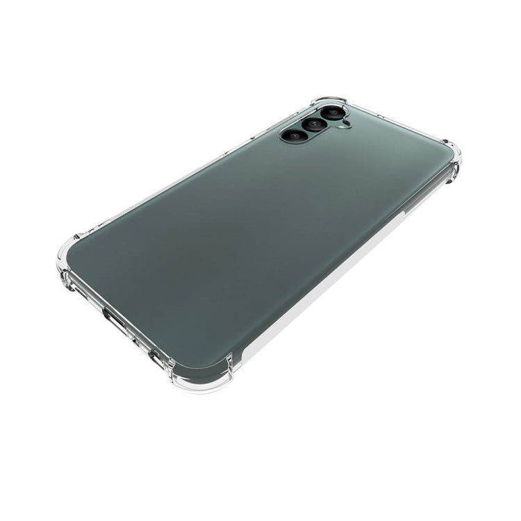 For Samsung Galaxy A24 Shockproof Non-slip Thickening TPU Phone Case(Transparent)