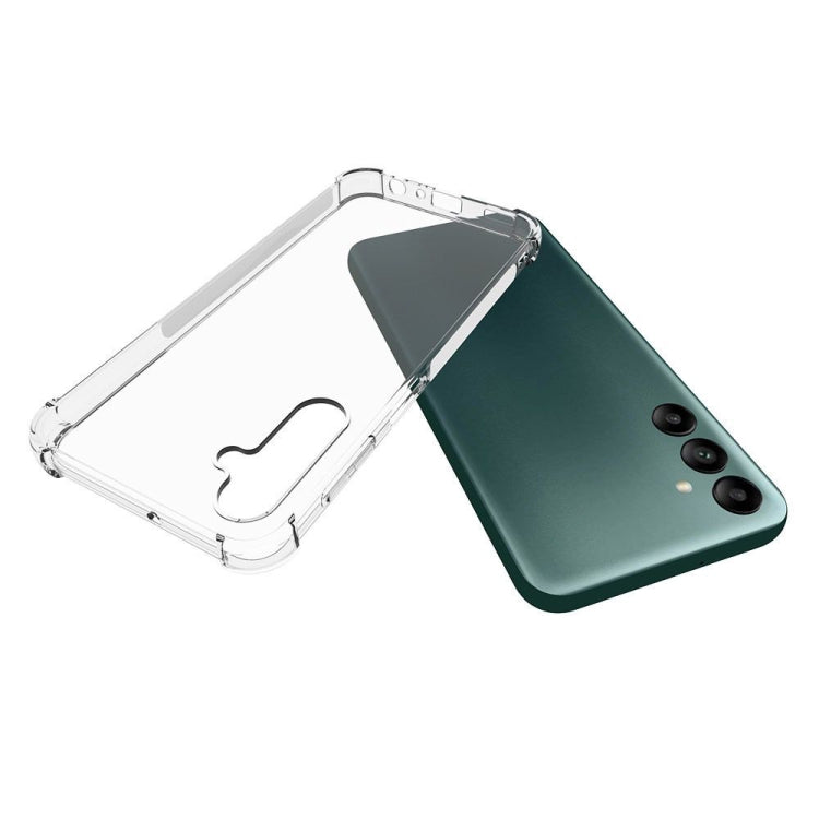 For Samsung Galaxy A24 Shockproof Non-slip Thickening TPU Phone Case(Transparent)