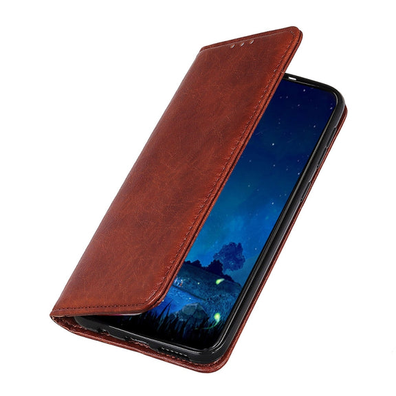 For OnePlus Nord CE 3 Lite Magnetic Crazy Horse Texture Leather Phone Case(Brown)