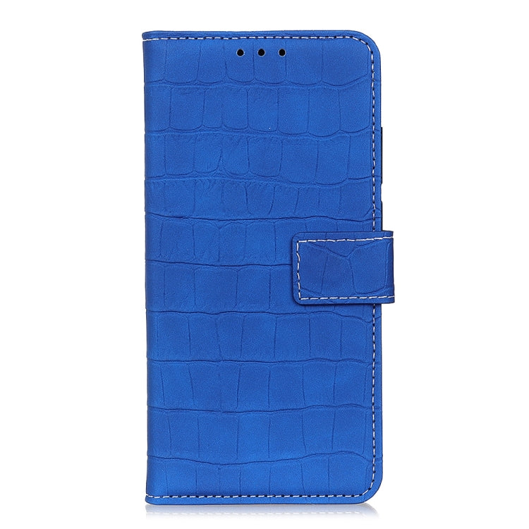 For OnePlus Nord CE 3 Lite Magnetic Crocodile Texture Leather Phone Case(Blue)