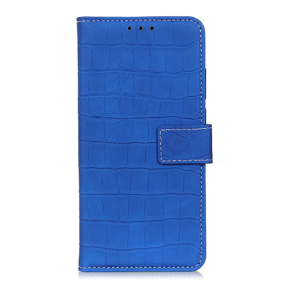 For OnePlus Nord CE 3 Lite Magnetic Crocodile Texture Leather Phone Case(Blue)