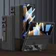 For Honor Magic VS GKK Magnetic Hinge Flip Leather Phone Case with Holder(Black) - Honor Cases by GKK | Online Shopping South Africa | PMC TechLife | Buy Now Pay Later Mobicred