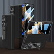 For Honor Magic VS GKK Magnetic Hinge Flip Leather Phone Case with Holder(Carbon Fibre) - Honor Cases by GKK | Online Shopping South Africa | PMC TechLife | Buy Now Pay Later Mobicred