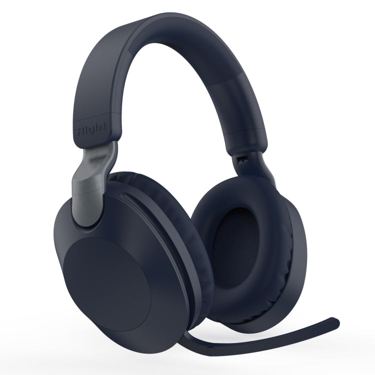 B2 Wireless Bluetooth 5.1 Foldable Noise Reduction Headset(Navy Blue)