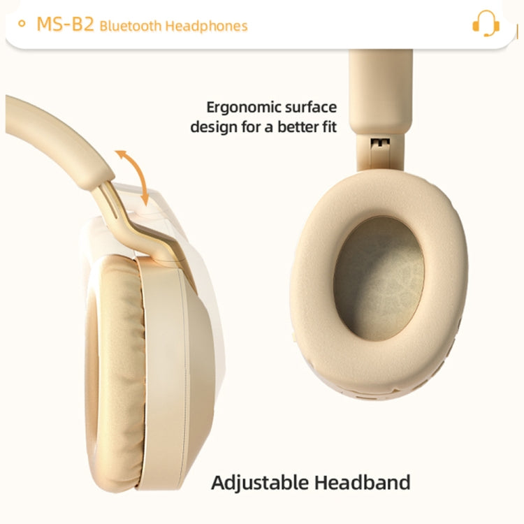 B2 Wireless Bluetooth 5.1 Foldable Noise Reduction Headset(Green)